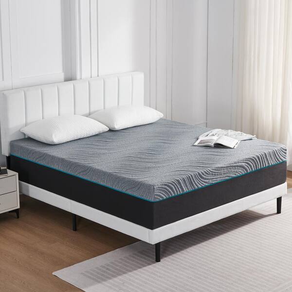PICCHESS 12 in. King Mattress Medium Firm Tight Top Mattress, Cooling and Support