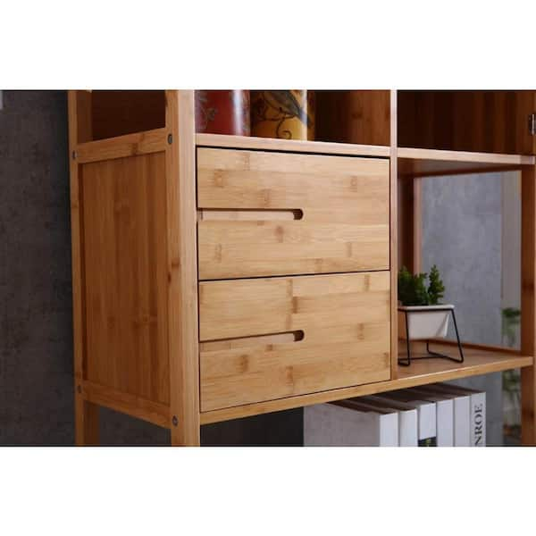 Selma bamboo deals bookcase