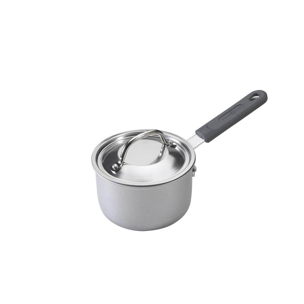 Nordic Ware 1.5-Quart Restaurant Sauce Pan with Lid, Metallic