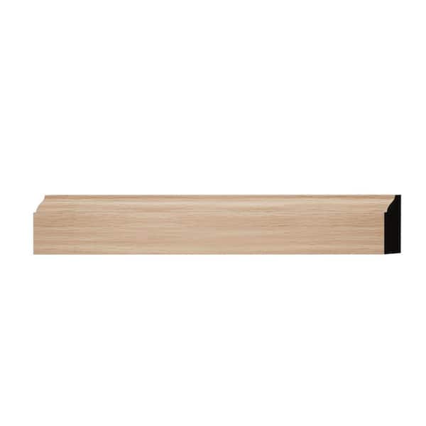 Ekena Millwork WM947 0.38 in. D x 1.25 in. W x 6 in. L Wood (Red Oak) Casing Sample