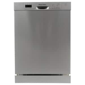 24 in. Stainless Steel Front Control Dishwasher with Stainless Steel Tub