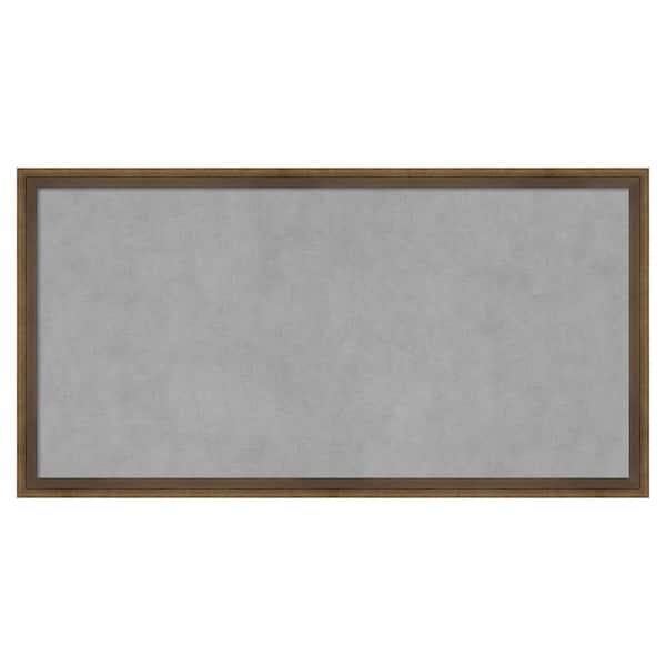 Amanti Art Lucie Light Bronze 25 in. x 13 in. Magnetic Board, Memo Board
