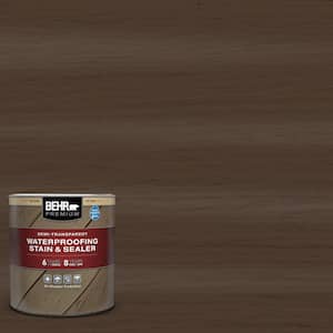 1 qt. #ST-111 Wood Chip Semi-Transparent Waterproofing Exterior Wood Stain and Sealer