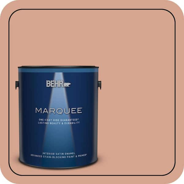BEHR MARQUEE 1 gal. #240E-3 Coronado Dunes Satin Enamel Interior Paint & Primer