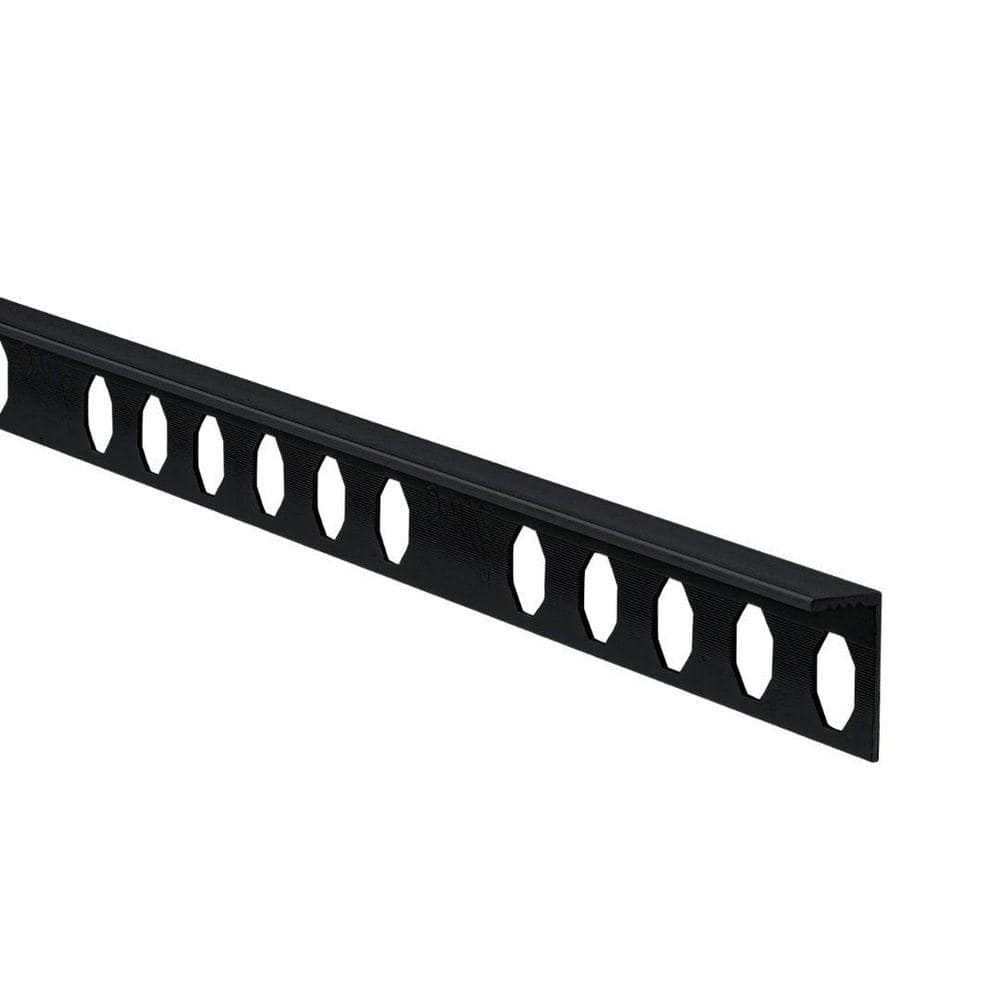 EMAC Novosuelo Matt black 1/4 in. x 98-1/2 in. Aluminum Tile