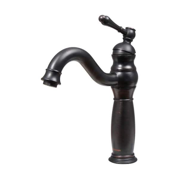 Dyconn Marion Single Hole Single-Handle Vessel Bathroom Faucet in Oil-Rubbed Bronze