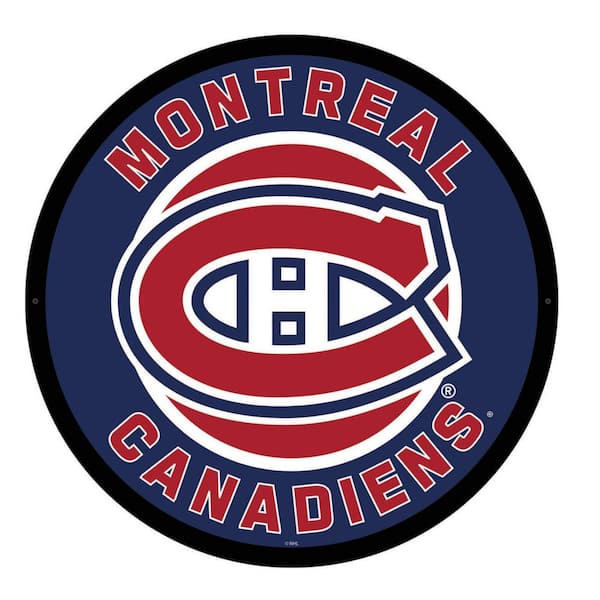 Evergreen Montreal Canadiens Round 23 in. Plug-in LED Lighted Sign ...