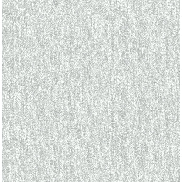 A-Street Prints Ashbee Light Grey Tweed Wallpaper Sample