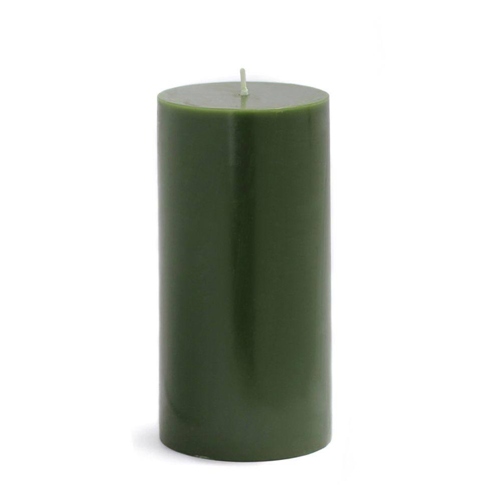 UPC 685024244267 product image for Zest Candle 3 in. x 6 in. Hunter Green Pillar Candles Bulk (12-Case) | upcitemdb.com