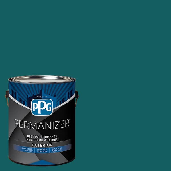1 gal. PPG1146-7 Emerald Pool Semi-Gloss Exterior Paint