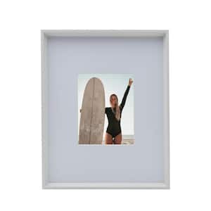 17 x 21 in. Picture Frame Displays 8 x 10 Photos 16 x 20 without Mat, 16 x 20-Matted 8 x 10, White