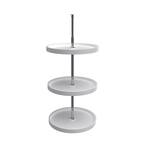 Rev-A-Shelf 31 in. H x 24 in. W x 24 in. D White Polymer Full Circle ...