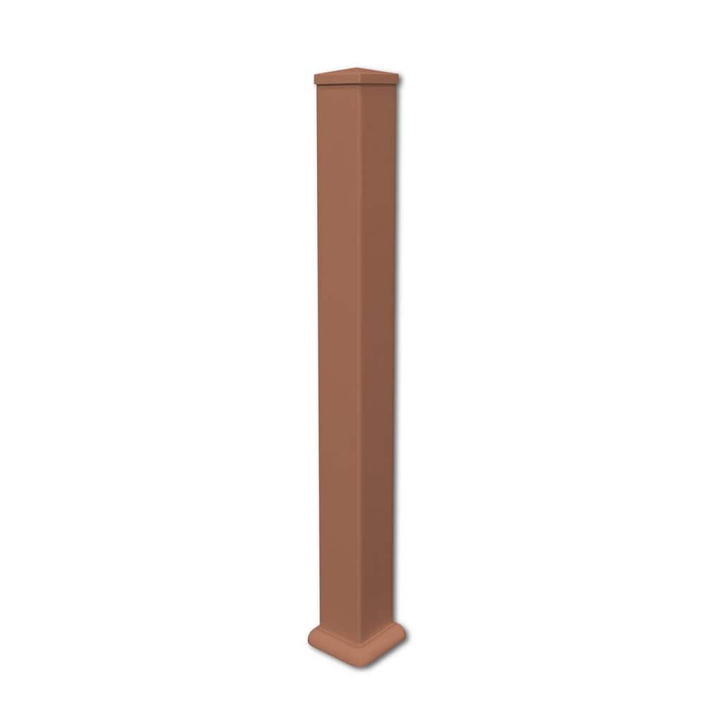 44 in. x 3.78 in. x 3.78 in. Brown Vinyl Railing Post price history on PriceWatchPro