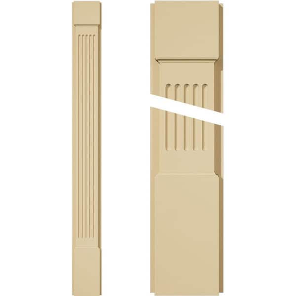 Ekena Millwork 2 in. D x 6 in. W x 60 in. L Primed Polyurethane Pilaster 1-Pack