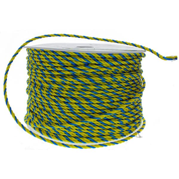 IDEAL 1/4 in. x 1,000 ft. Pro-Pull Polypropylene Rope 31-841 - The Home  Depot