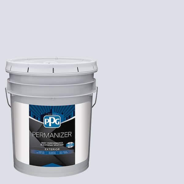 PERMANIZER 5 gal. PPG1167-2 Windsor Haze Flat Exterior Paint