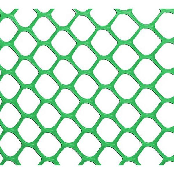 Agfabric 4 ft. x 15 ft. Green Poultry Netting For Chicken Coop, Protecting Vegetables Fruit