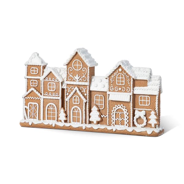 6.5 in. H Christmas Resin Gingerbread Townhouse Table Decor