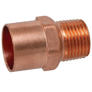 3/4 in. x 1 in. Copper Pressure Cup Male Adapter Fitting