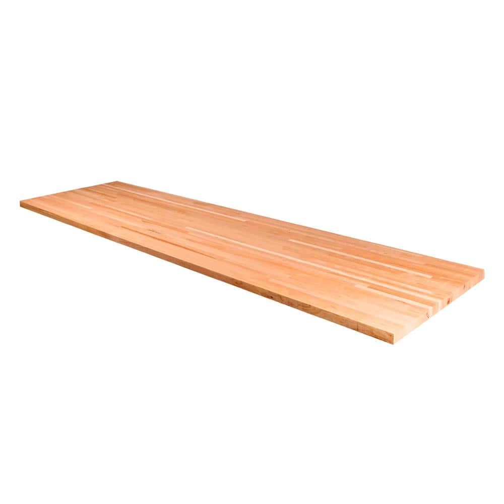 6 ft. L x 25 in. D Unfinished Cherry Butcher Block Standard Countertop in Red with Square Edge price history on PriceWatchPro