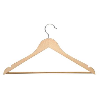 20 Pieces Plywood Wooden Clothes Hangers for  House Furniture 