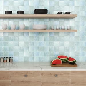 Cloe Square Glossy Baby Blue 5 in. x 5 in. Ceramic Wall Tile (10.83 sq. ft./Case)