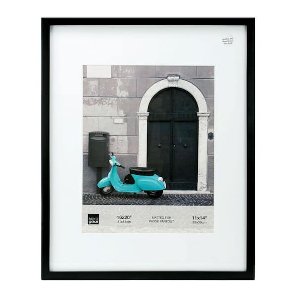 kieragrace KG Contempo Wood Photo Frame - Black, 16" x 20" For 11" x 14"