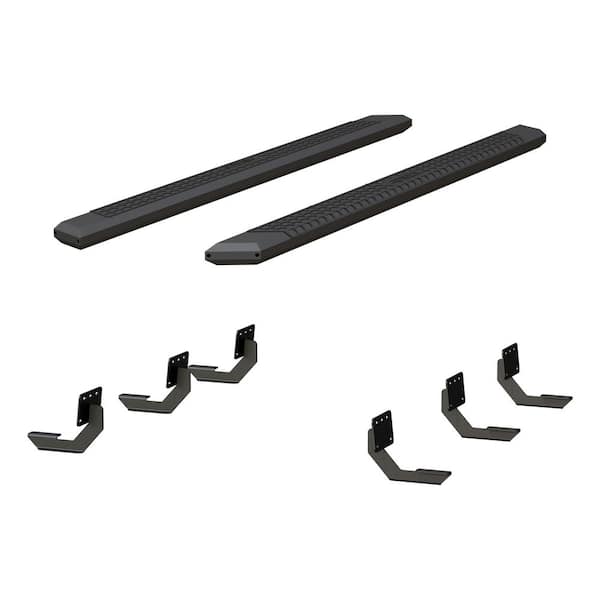 AdvantEDGE Black Aluminum 91-Inch Truck Running Boards, Select Ram 1500