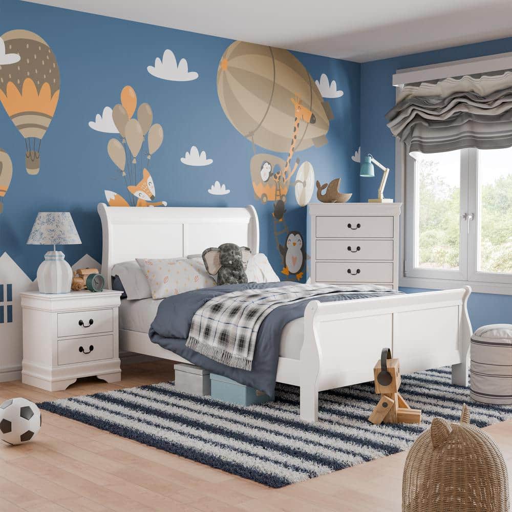 Reviews for Furniture of America 3Piece Burkhart White Wood Full