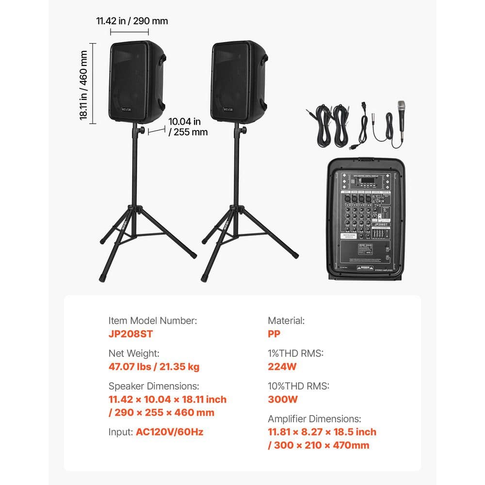 VEVOR Portable PA System - Thumbnail 5