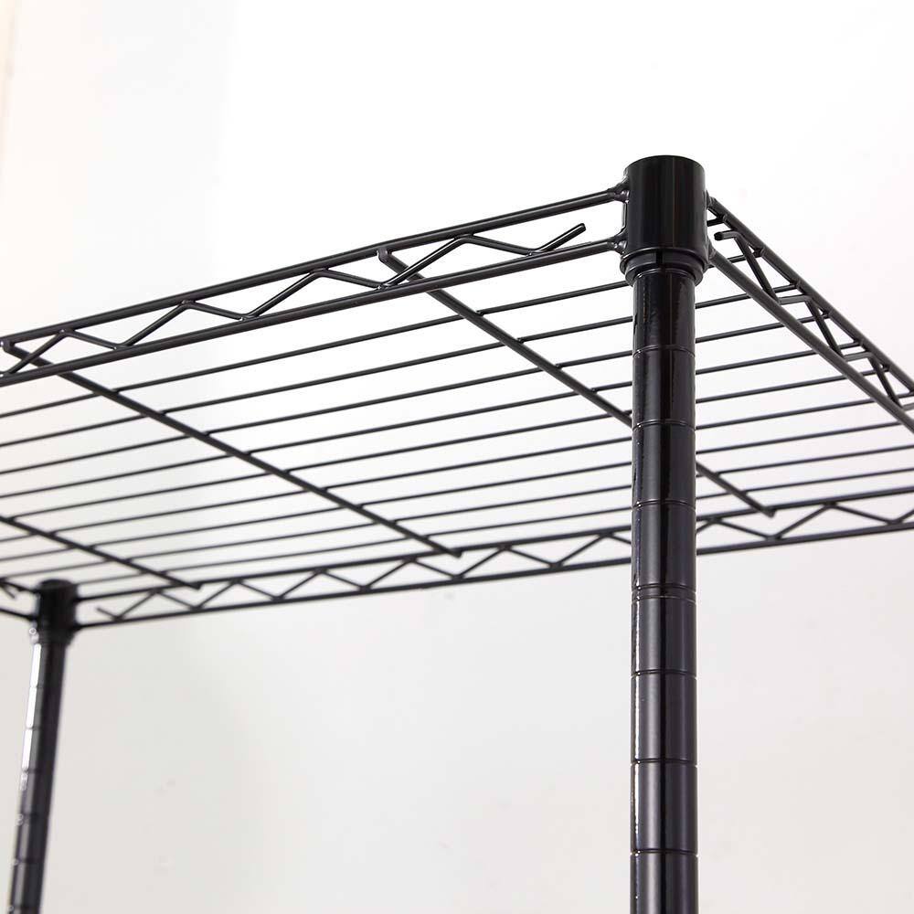 Heavy Duty Steel 4-Shelf Adjustable Storage Rack