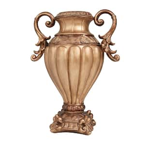 Bronze Polystone Decorative Jars