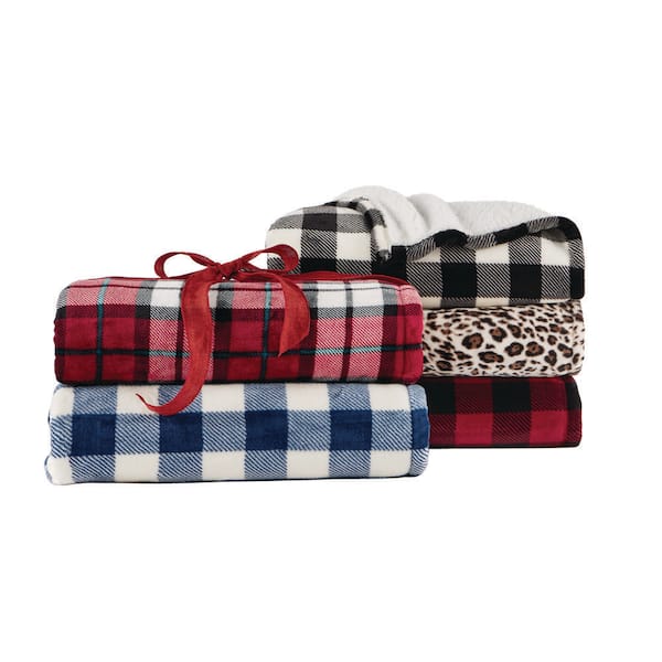 Marketing Buffalo Plaid Sherpa Blankets