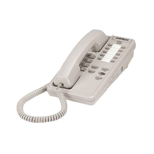 Cortelco Patriot II Corded Telephone with Memory - Pearl Gray