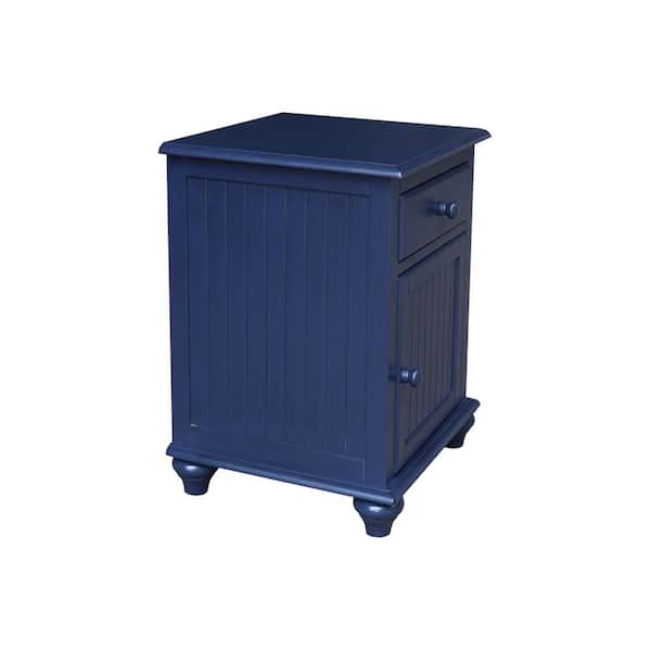 International Concepts Cottage Denim Blue 1-Drawer 20.5 in. W