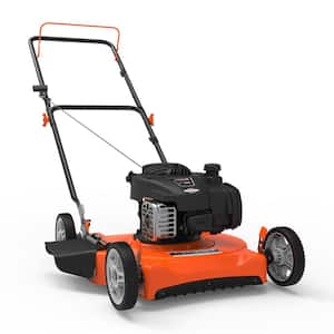 20 in. 125 cc 450e Series Briggs and Stratton Gas Walk Behind Push Mower with Side-Discharge Cutting System