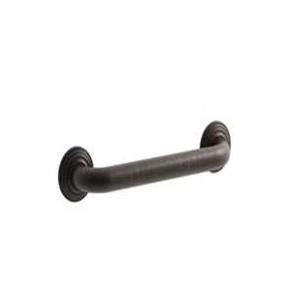 KOHLER Traditional 12 in. x 2-13/16 in. Concealed Screw Grab Bar in Oil-Rubbed Bronze