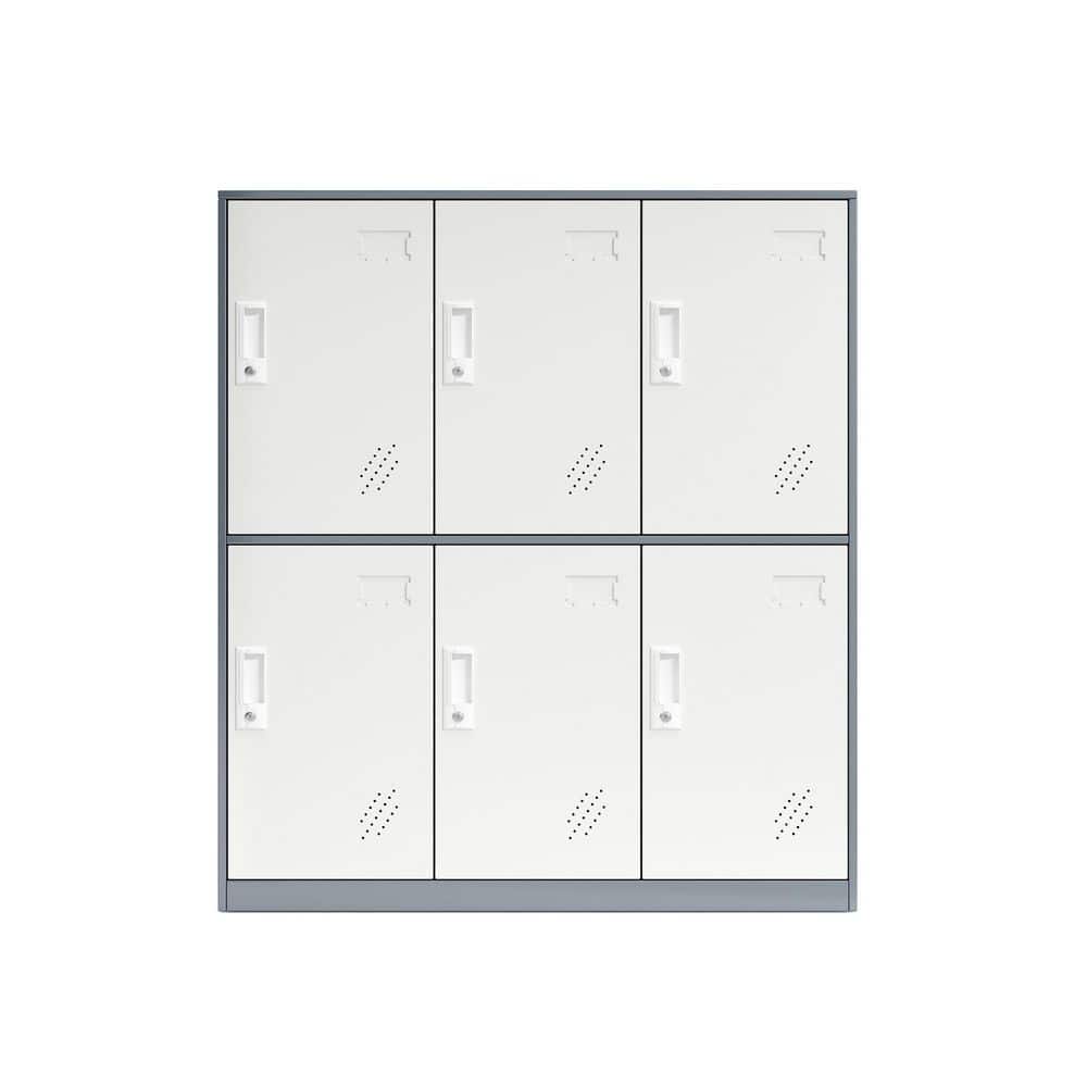 15 Doors Metal Storage Cabinet with Card Slot, Shoes and Bags