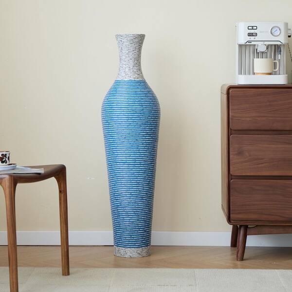 99  大きめ　花台 🌸Tall Standing 39 in. Mulit-Colored PVC Decorative Vase with