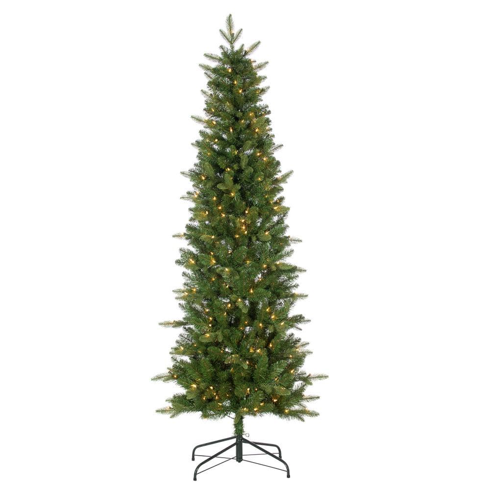 Sterling 6.5 ft. Artificial Natural Cut Narrow Saginaw Spruce Christmas