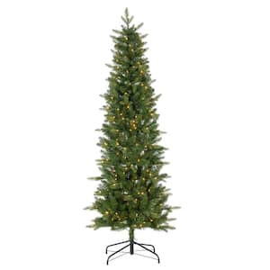 6.5 ft. Artificial Natural Cut Narrow Saginaw Spruce Christmas Tree