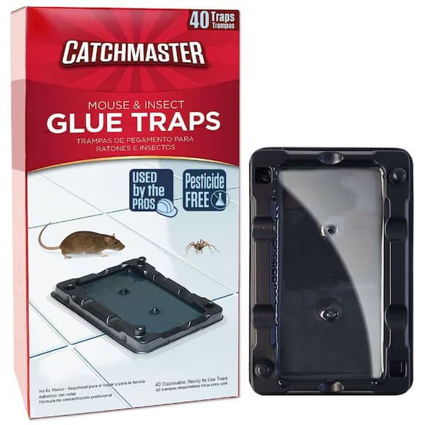 Mouse and Insect Glue Traps 40-Pack