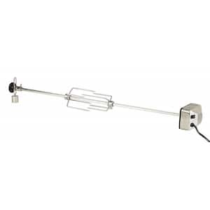 Rotisserie Kit fits most 38 in. Grills with Stainless Steel Motor, Spit, Cage and Counter Balance