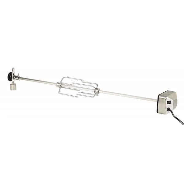 Bull Outdoor Products Rotisserie Kit fits most 38 in. Grills with Stainless Steel Motor, Spit, Cage and Counter Balance