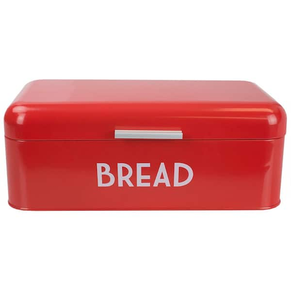 Home Basics Red Bread Box