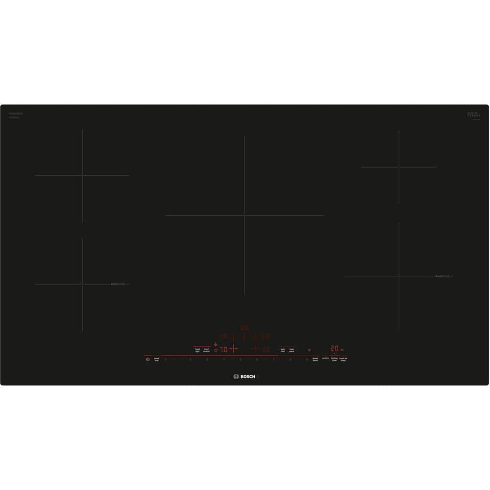 Bosch 800 36 in. Induction Cooktop in Black with 5 Elements