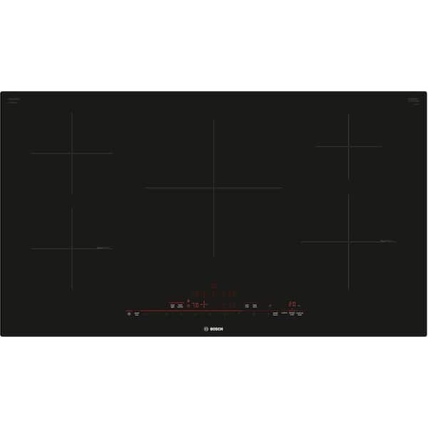 Bosch 800 Series 36 in. Induction Cooktop in Black with 5 Elements