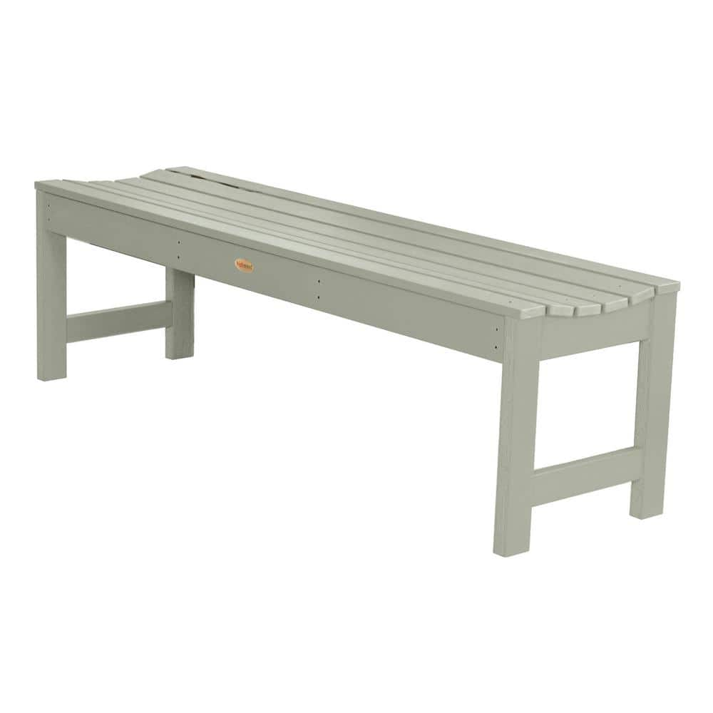 Lehigh 5 ft. 2-Person Eucalyptus Recylced Plastic Outdoor Picnic Bench ...