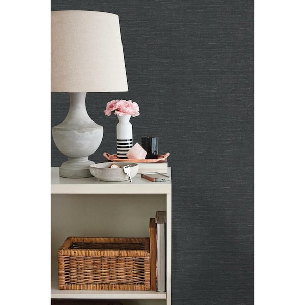 York Wallcoverings Vincent Poppies Dove Multi-Colored Metallic Pre-pasted Paper Wallpaper 60.75 sq. ft