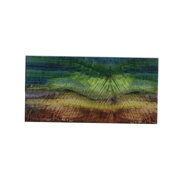 Unbranded Peel and Stick Van Gogh Watercolors 3 in. x 6 in. Glass Wall Tile (48-Pack)